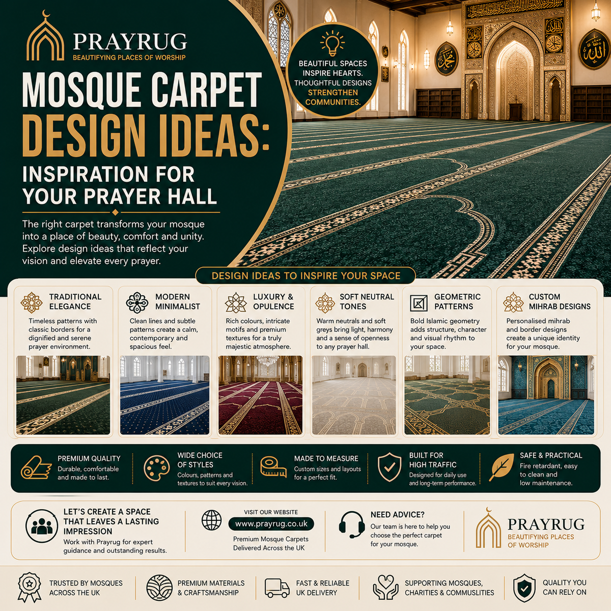 Mosque Carpet Design Ideas: Inspiration for Your Prayer Hall