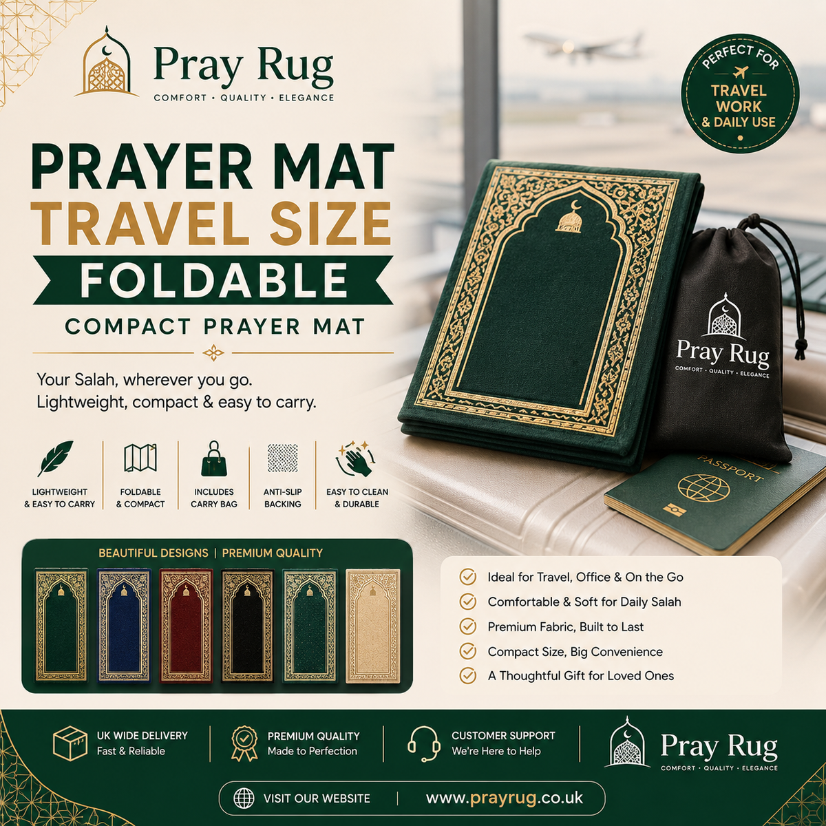 Prayer Mat Travel Size Foldable: The Essential Guide For Worship On The Move