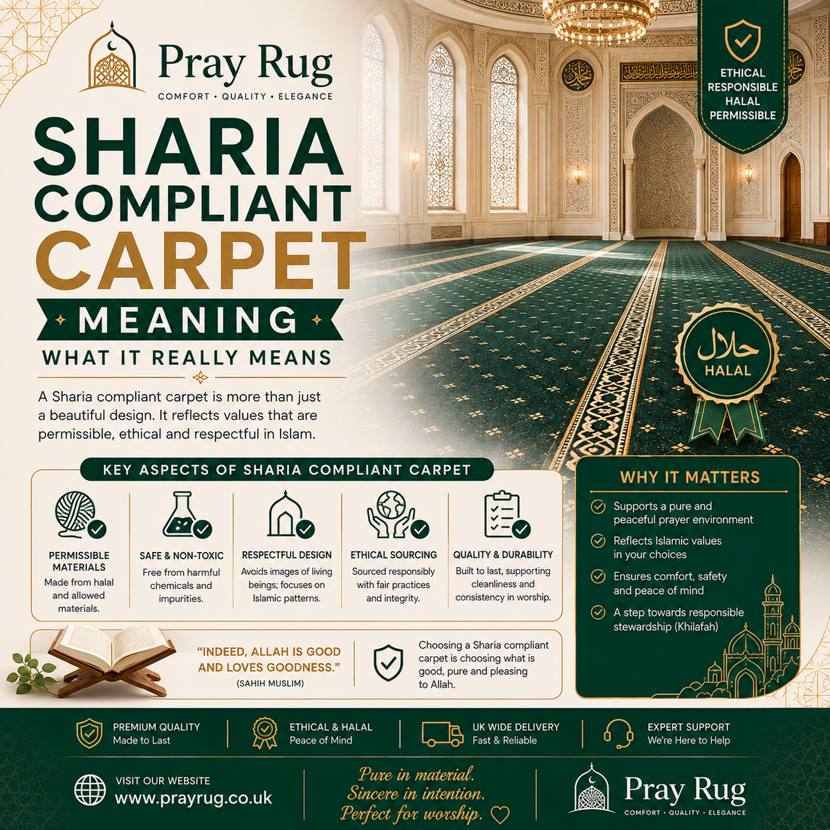 Sharia Compliant Carpet Meaning: What It Actually Means And Why It Matters