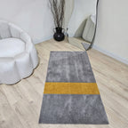 Luxury contemporary pattern prayer mat resting on light timber flooring