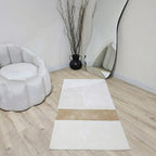 Modern luxury prayer mat reflecting a stylish abstract art style
